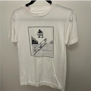Bakers White Skateboard Graphic Tee